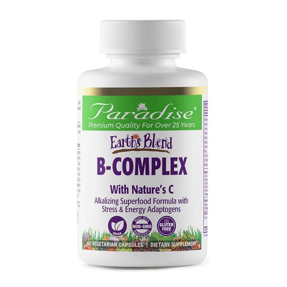 Earths Blend B-Complex with Natures C, 60 Vegetarian Capsules