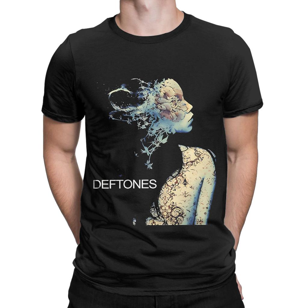 D-Deftones Футболки Мужские 100% Хлопок Винтажные Футболки С Круглым Вырезом Футболка С Коротким Рукавом Одежда Подарок на День Рождения