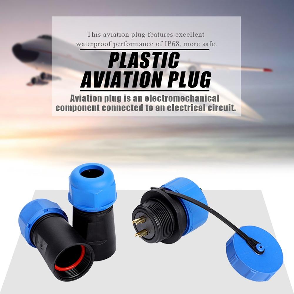 2/3/4/5/7/12 Pin Waterproof Aviation Connector Industrial Device Power Signal