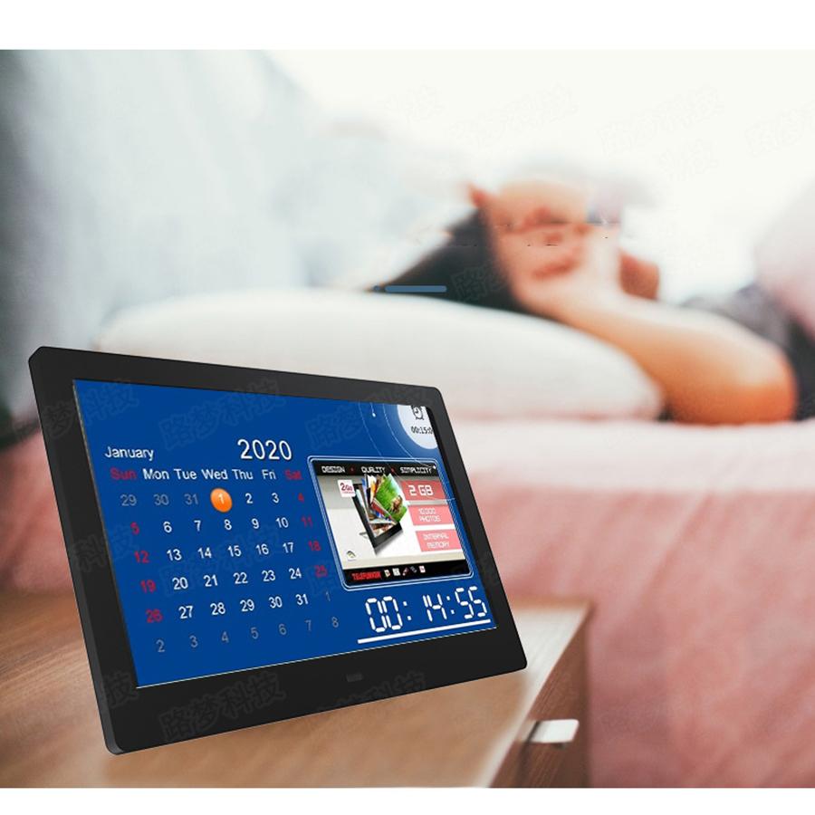 Цифровая фоторамка с мультимедийными функциями, 10,1 дюйма, Фотоальбом, Видео, Цифровая фоторамка