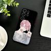 Чехол для телефона N-Tamon B-Side для Samsung S26, S25, S24, S23, S22, S30, S21, Ultra, Plus, FE 5G Черный Мягкая крышка