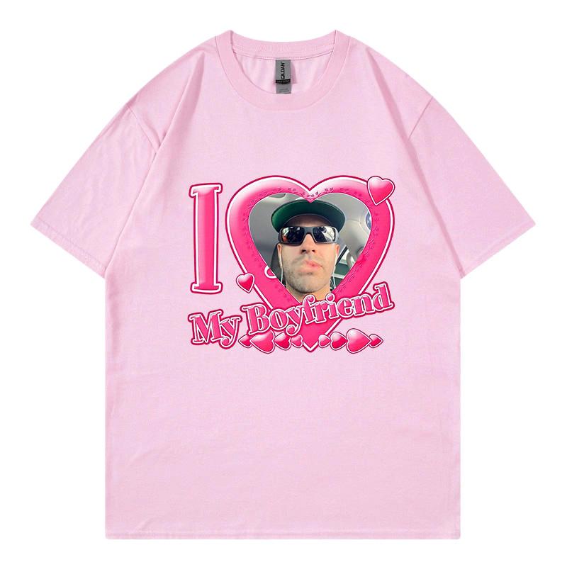 Футболки унисекс Ferxxoo Love Is My Boyfriend, ретро унисекс/женская толстовка с рисунком, винтажная летняя хлопковая футболка, футболка унисекс, классические топы