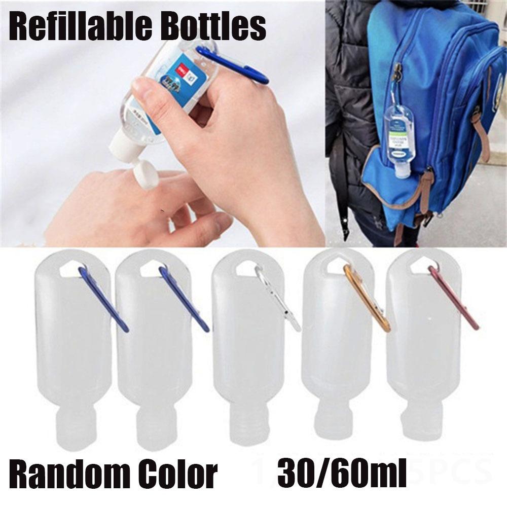 With Hook Plastic With Key Ring Spray bottle Hand soap Bottle Cosmetic Container Refillable Bottle