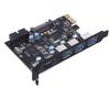 Карта PCI Express на 3 порта USB 3.0 2 порта USB3.1 Type C Внутренний USB 3.0 20PIN 7 портов USB-хаб pcie - карта расширения Tyoe-c