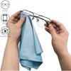 5-piece set of glass cleaning cloths, ultra-fine microfiber cloths for glass, quickly clean windows, mirrors, glasses, car screens, cameras, blue