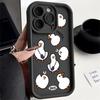 Стильный мультяшный чехол-утка для iPhone 17 Pro Max 15 Plus 11 13 17e 16 Air 12 Pro 14 Чехол для телефона