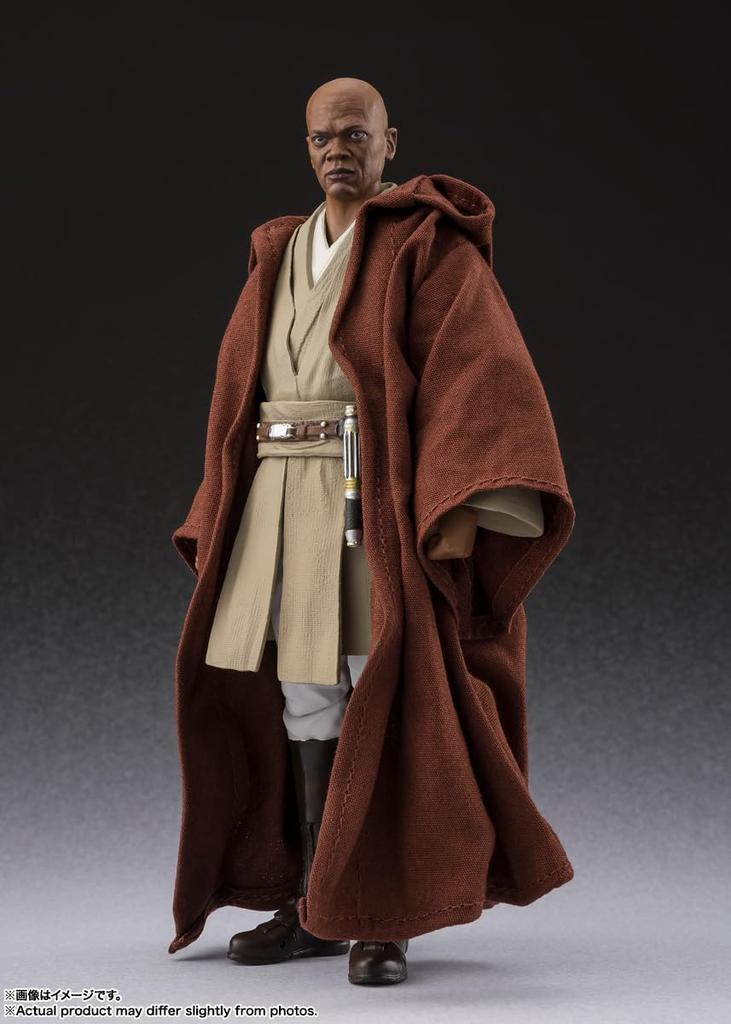 TAMASHII NATIONS Звездные войны Эпизод III Месть Ситхов Мейс Винду Месть 150-мм ПВХ АБС Ткань Раскрашенная Артикулированная Фигурка S.H.Figuarts III