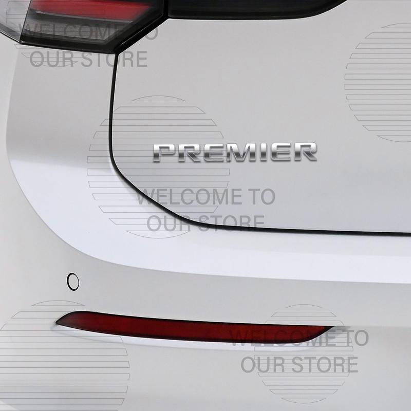 AABHB1 Car Decor Metal Premier Letter Emblem 3D Sticker For Chevrolet Blazer Equinox Trailblazer Malibu Traverse Tail Rear Trunk Decals