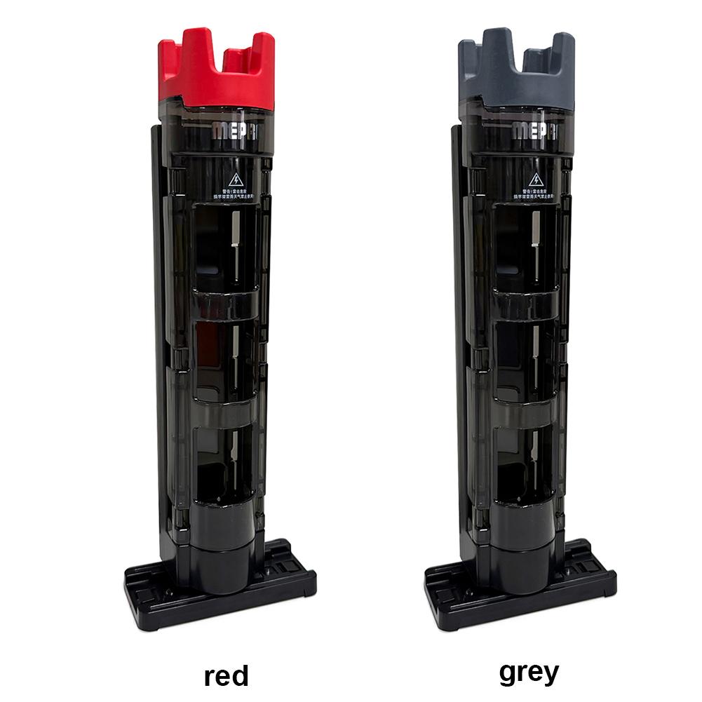 Portable Fishing Box Rod Stand Fishing Box Rod Barrel Holder Fishing Box Pole Accessories Plastic Fishing Box Rod Holder