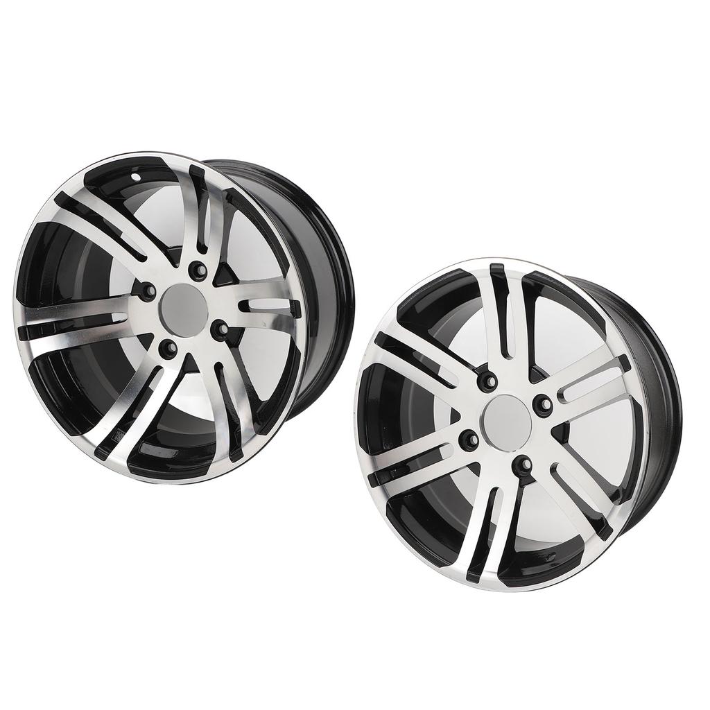 14in Wheel Aluminum Alloy High Strength Strong Construction Long Lifespan for Kart Cart