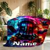Custom Name Personalized Game on Print Blanket, Home Decor, Bedroom, Sofa, Camping, Couch, Gifts for Birthday ChristmasEnthusiasts
