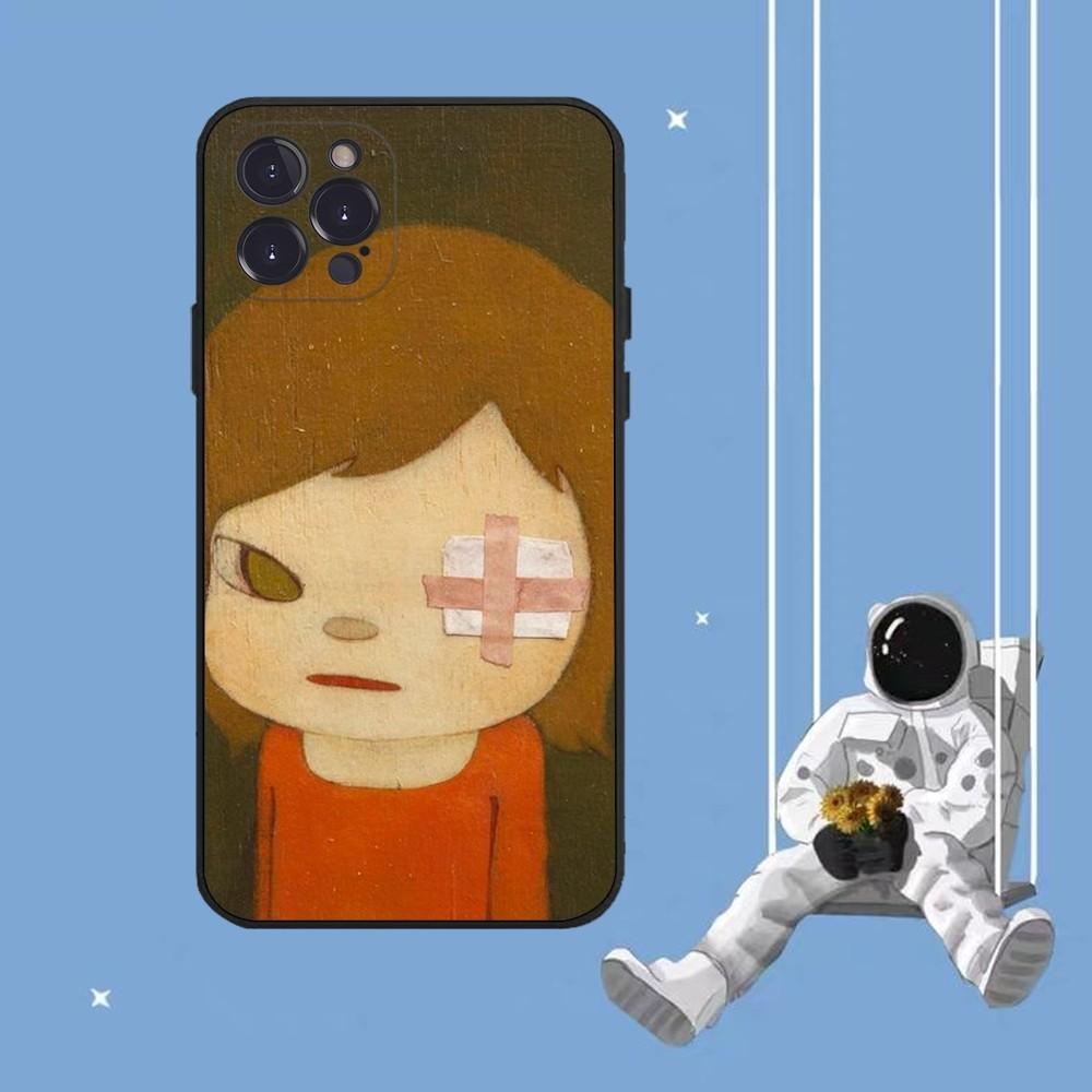 Чехол для телефона Yoshitomo Nara для iPhone 14 11 12 13 Mini Pro XS Max Чехол 6 7 8 Plus X XR SE 2020 Funda Shell