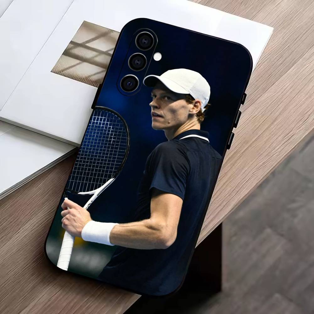 J-Jannik Sinner Phone Case For Samsung Galaxy A73,A72,A71,A70,A53,A52,A51,Others Soft Black Cover