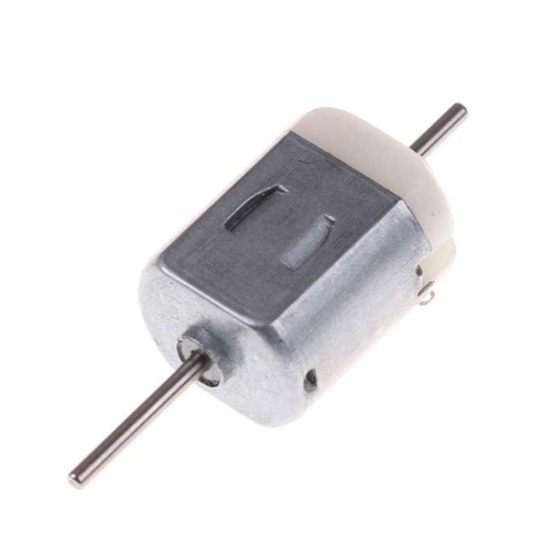 4 шт./компл. 130 двойной выходной вал двигатель постоянного тока игрушечный автомобиль 130 электродвигатель DIY изготовление моделей