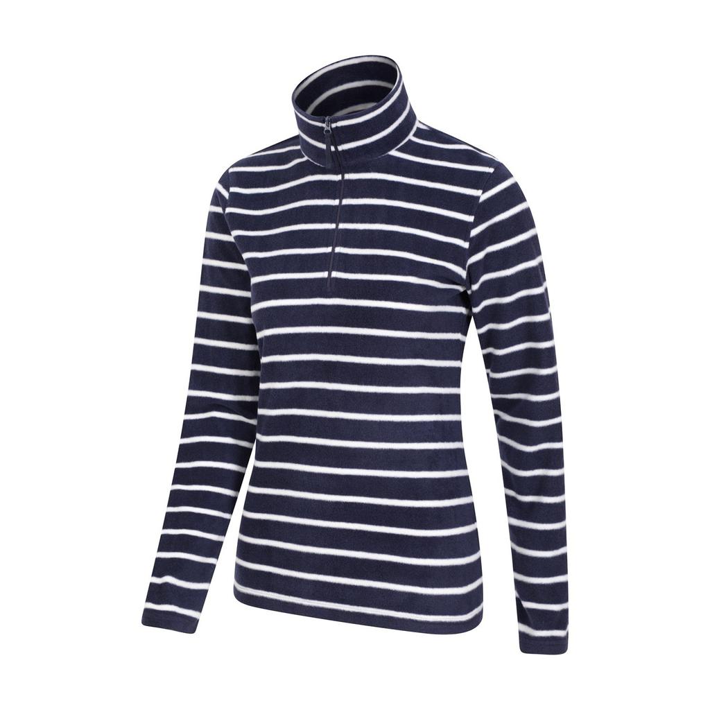 Mountain Warehouse Womens/Ladies Camber Striped Half Zip Fleece Top