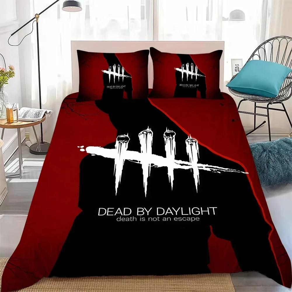 3D пододеяльник Наволочка D-Dead by Daylight Комплект постельного белья Односпальный/Двуспальный Queen King Размер Мягкая Микрофибра Студенческие общежития Подарок