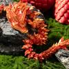 3D Printed Articulated Dragon Dragon Flexible Realistic Made Ornament Toy Model Home Office Decoration Decor Gifts