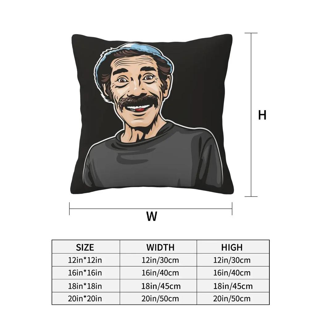 Don Ramon - El Chavo Del Ocho 2 Pcs Square Pillowcase Pillow Cover Cushion Decor Comfort Throw Pillow For Home Sofa