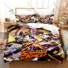 Модный комплект постельного белья с принтом Shaman King, Пододеяльник и 2 наволочки, Мягкий микрофибр в мистическом аниме-стиле, Домашний текстиль