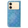 For Xiaomi Redmi Note 13R Pro 5G PU Leather Phone Case Dazzling Flower Pattern Mobile Phone Cover
