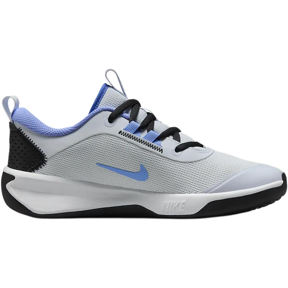 Nike Omni Multi-Court GS Football Grey Royal Pulse Kids Sneakers Black Astronomy-Blue DM9027-009
