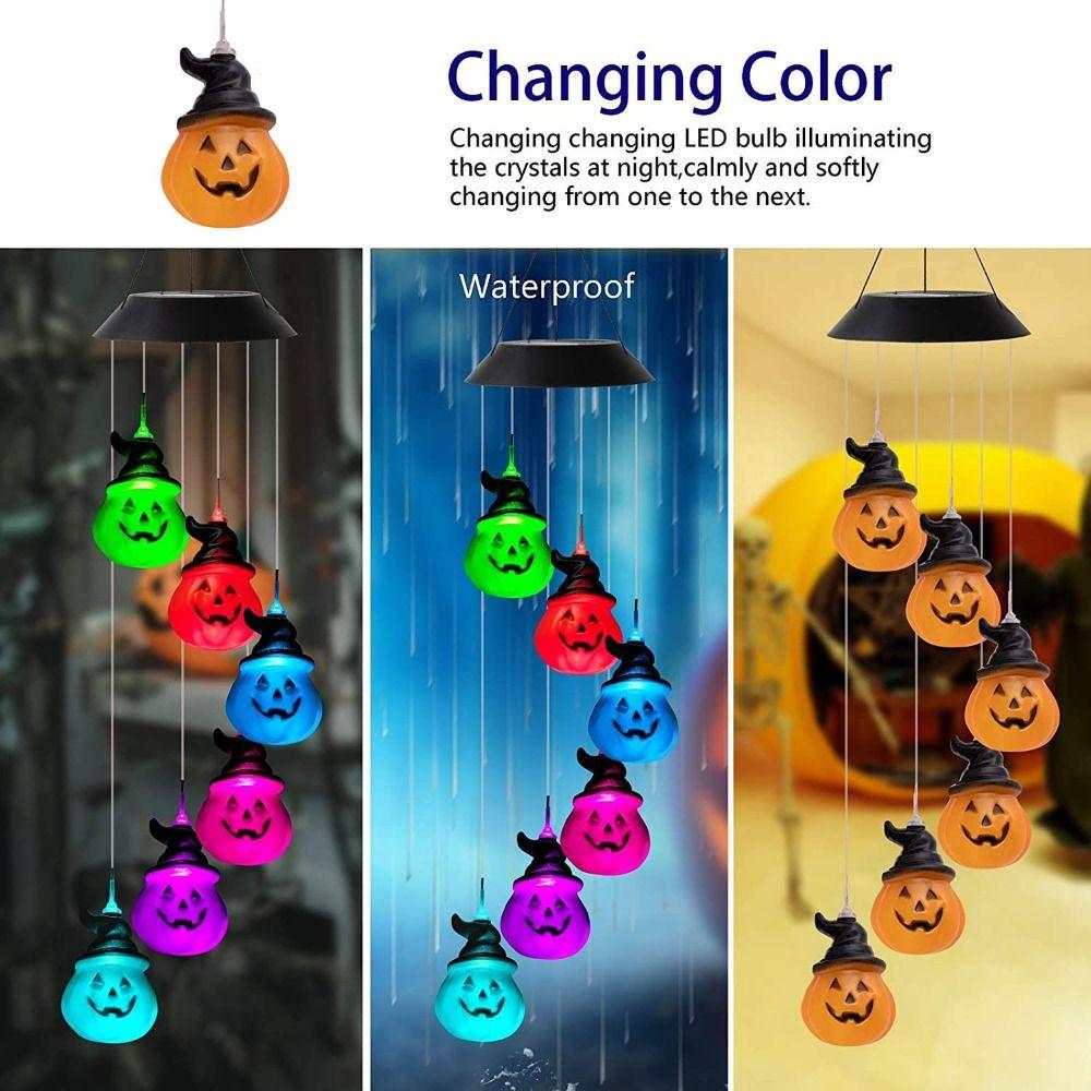 Waterproof Pumpkin Decoration Chandelier LED Hallowen String Light Home Supplies