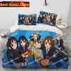 Верхняя K-ON Мультяшная Милая Лолита Каваи Девушки Комплект Постельного Белья Печатное Одеяло Пододеяльник Наволочка 3 Предмета Детский Взрослый Размер