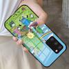 Чехол для телефона A-Adventure T-TimeS для Samsung S26 S25 S24 FE S23 S22 S21 Plus S20 Ultra Note20Ultra Черная стеклянная крышка