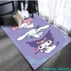 Creative 3D Cartoon Carpet Magic Kuromi Anime Print Living Room Bedroom Decoration Rug Kids Children Anti Slip Crawling Mat