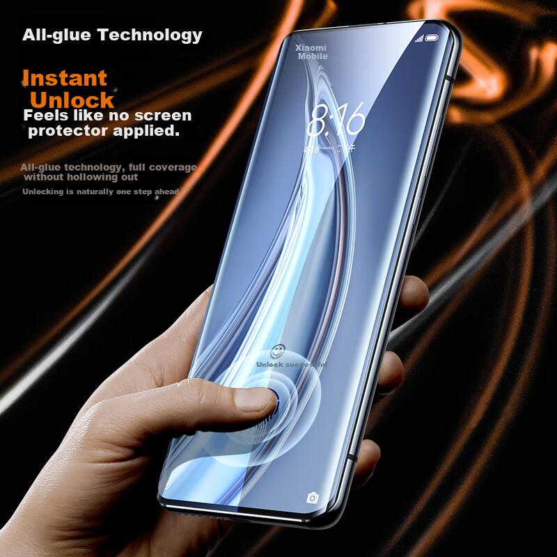 2 Pieces Hydrogel Soft Film for Xiaomi 10/Pro, Xiaomi 10S/Ultimate Screen Protector, HD Non-Tempered Full Adhesive Anti-Scratch JM115