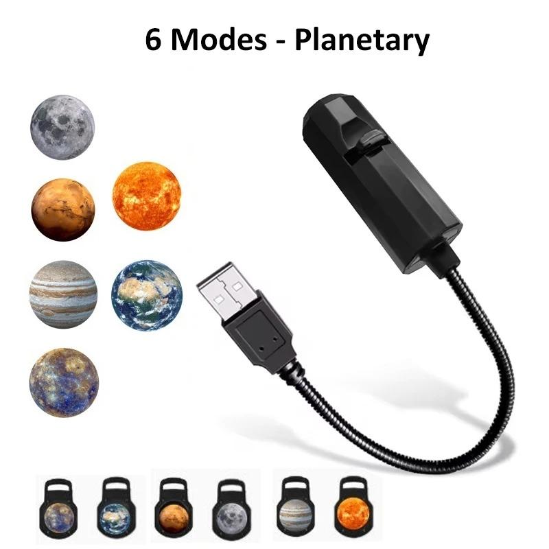 USB Halloween Projector Light 3 Modes Rotatable Spooky Projector LED Skull Ghost Pumpkin Projection Lamp for Party Wall Ceiling