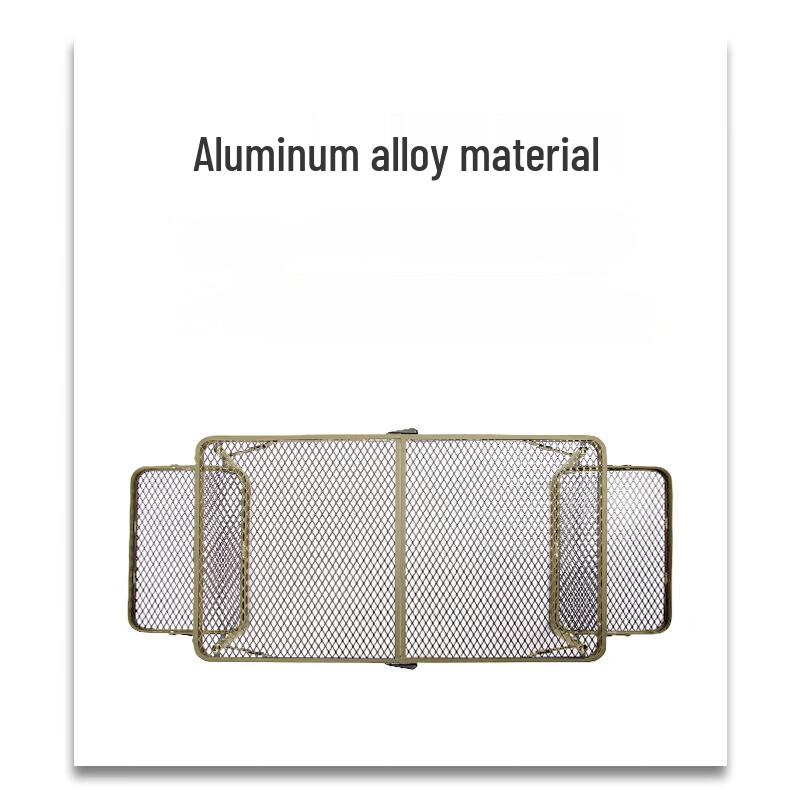 OEING Portable Aluminum Mesh Camping Table