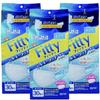 [Set of 3] Fitty Silky Touch Regular Ear Elastics, 30 Pieces, Soft White, Individually Wrapped