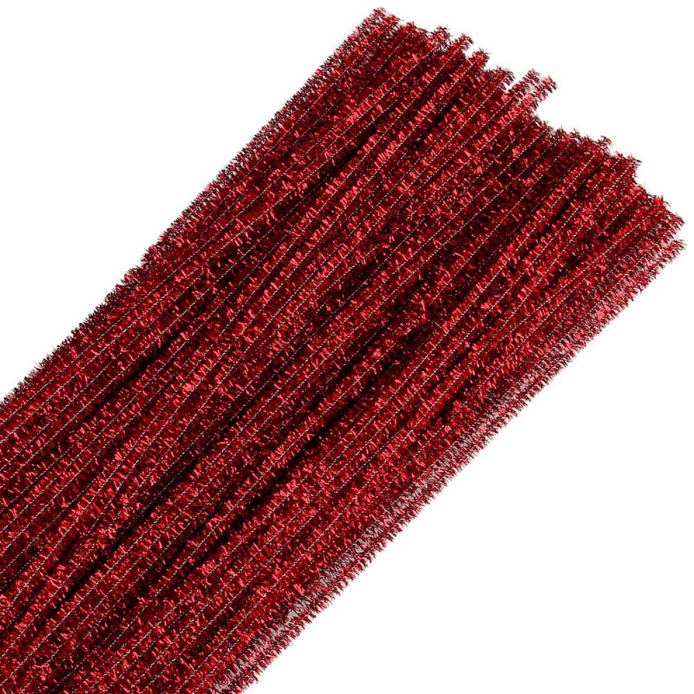 100Pcs Multicolored Craft Pipe Cleaners Fuzzy Sticks Pipe Cleaners Bulk Home Decorations