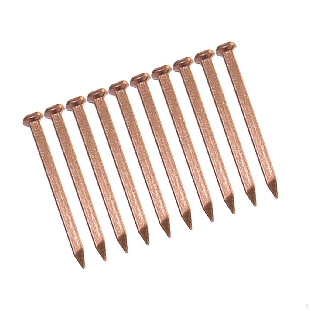 10 шт. медных гвоздей для домашних проектов и ландшафтных шиферных шипов