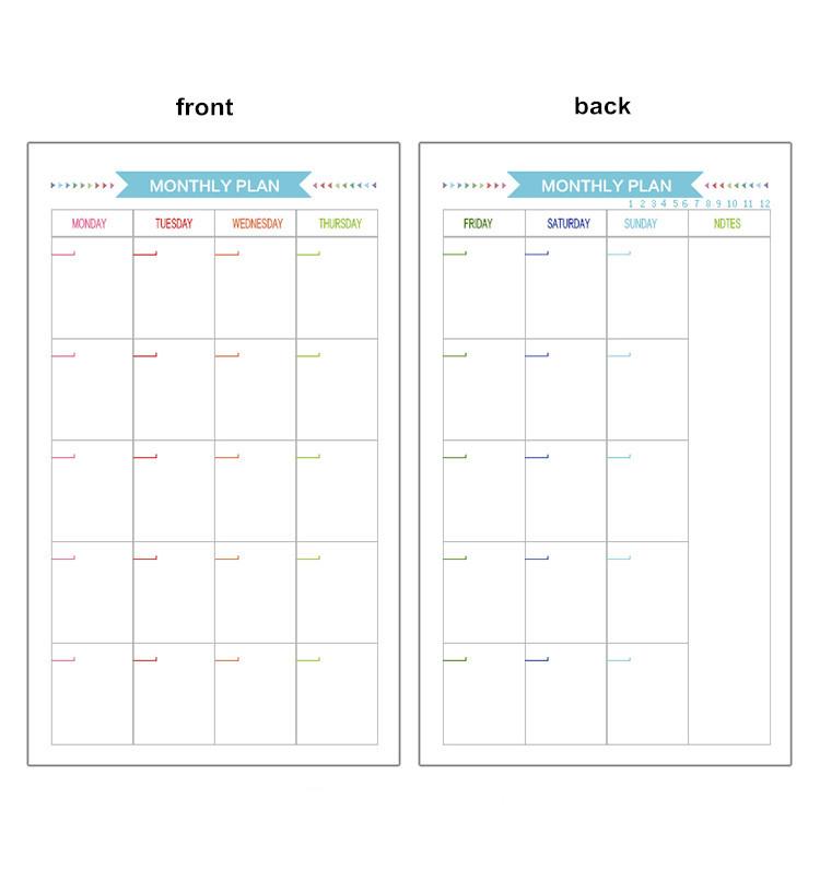 A5 A6 A7 Laser Notebook Planner Organizer Binder Books Journal Sketchbook Accessories Diary Office Supplies Notebook