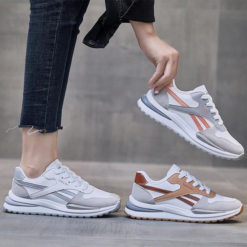 Женские кроссовки Белые туфли Легкие и удобные кроссовки Ins Trend Студенческая спортивная повседневная обувь