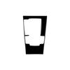 Bright Black PVC Car Center Gear Shift Panel Sticker For Mazda 3 Axela 20-24 LHD