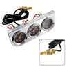 Triple Gauge Cluster For Saloon Cars Lorries Construction Machinery Motorcycles Three-in-one Instrument Cluster Accessories