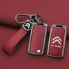AAMT1 Zinc Alloy Leather Car Flip Remote Key Case Cover Protector Shell Fob durable durable For Citroen C2 C3 C4 C5 C6 Xsara Berlingo