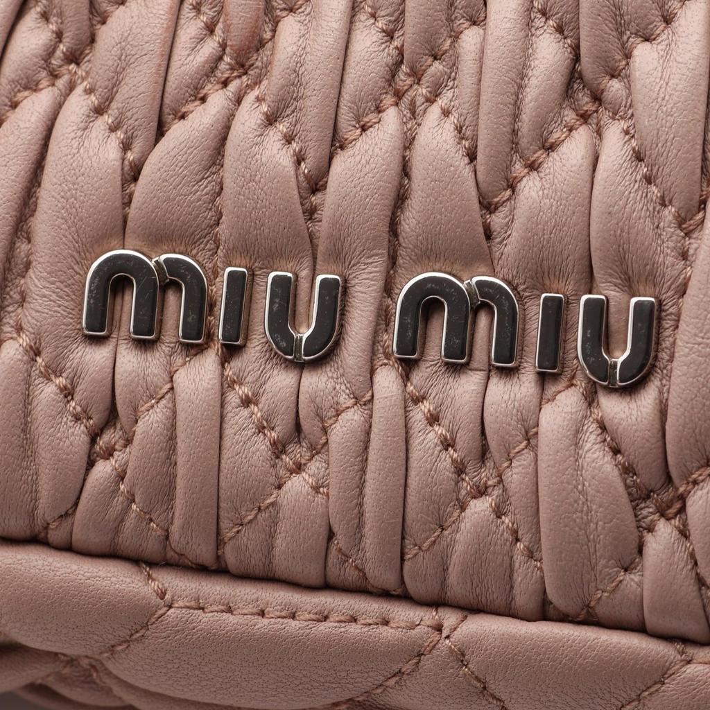 Used Miu Miu Materasse 2WAY Shoulder Bag RP0169 leather Pink Used Women