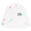adidas Originals SS22 Спортивная куртка с длинными рукавами и логотипом с мультяшным принтом, верхняя одежда унисекс, белая HP0116