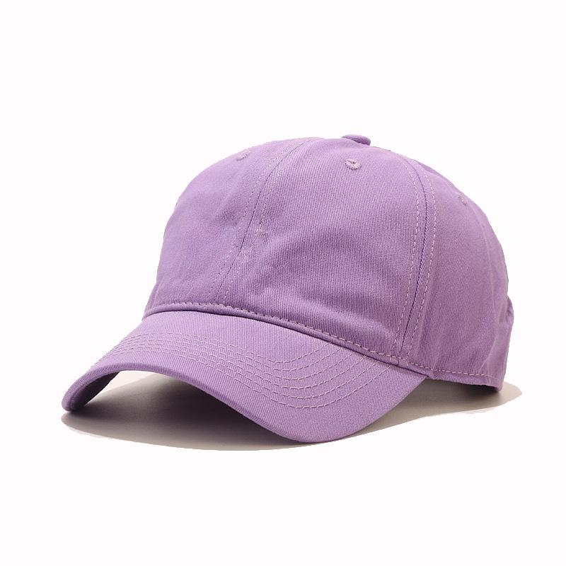 Custom logo 6 Panels Solid Color Cotton Baseball Caps Soft Top Dad Caps Outdoor Sport Sun Hat Baseball Caps