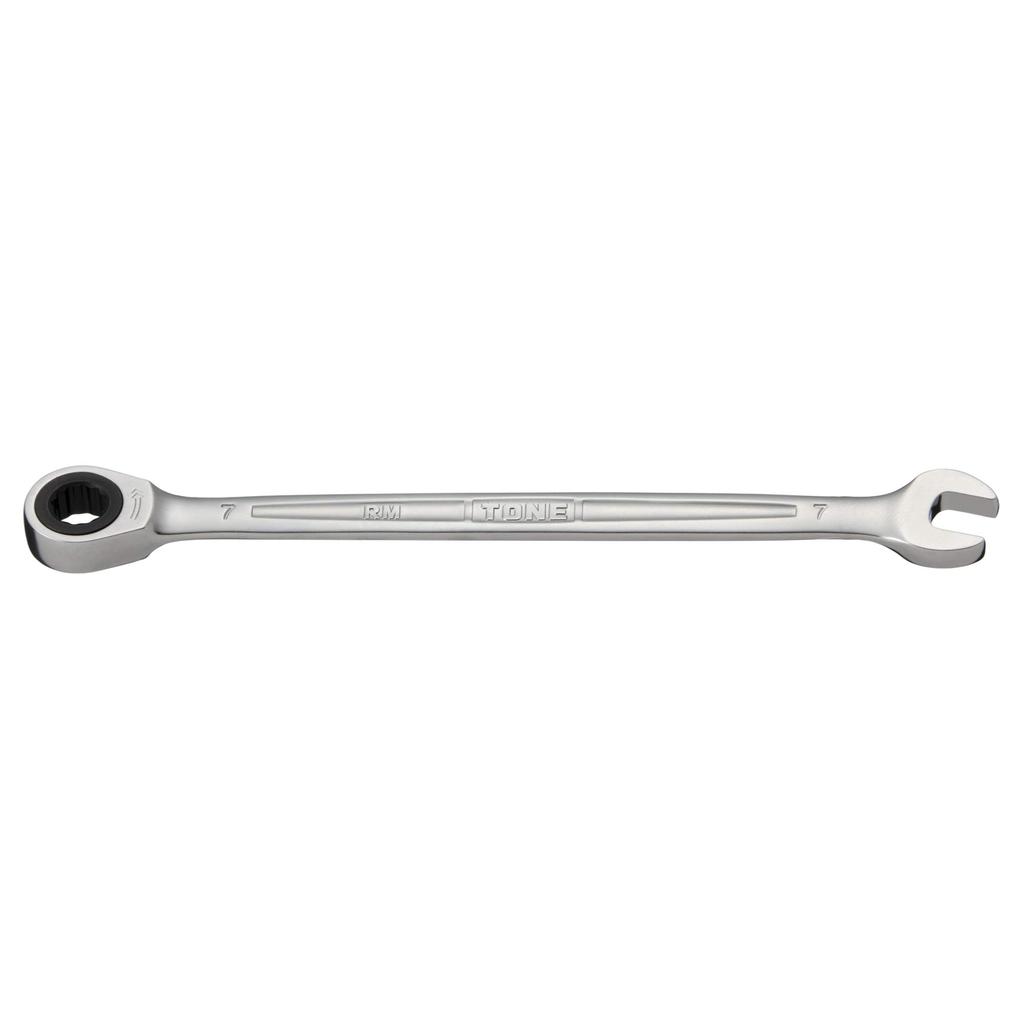 TONE Ratchet Box Wrench Width Across Flats 7mm RM-07