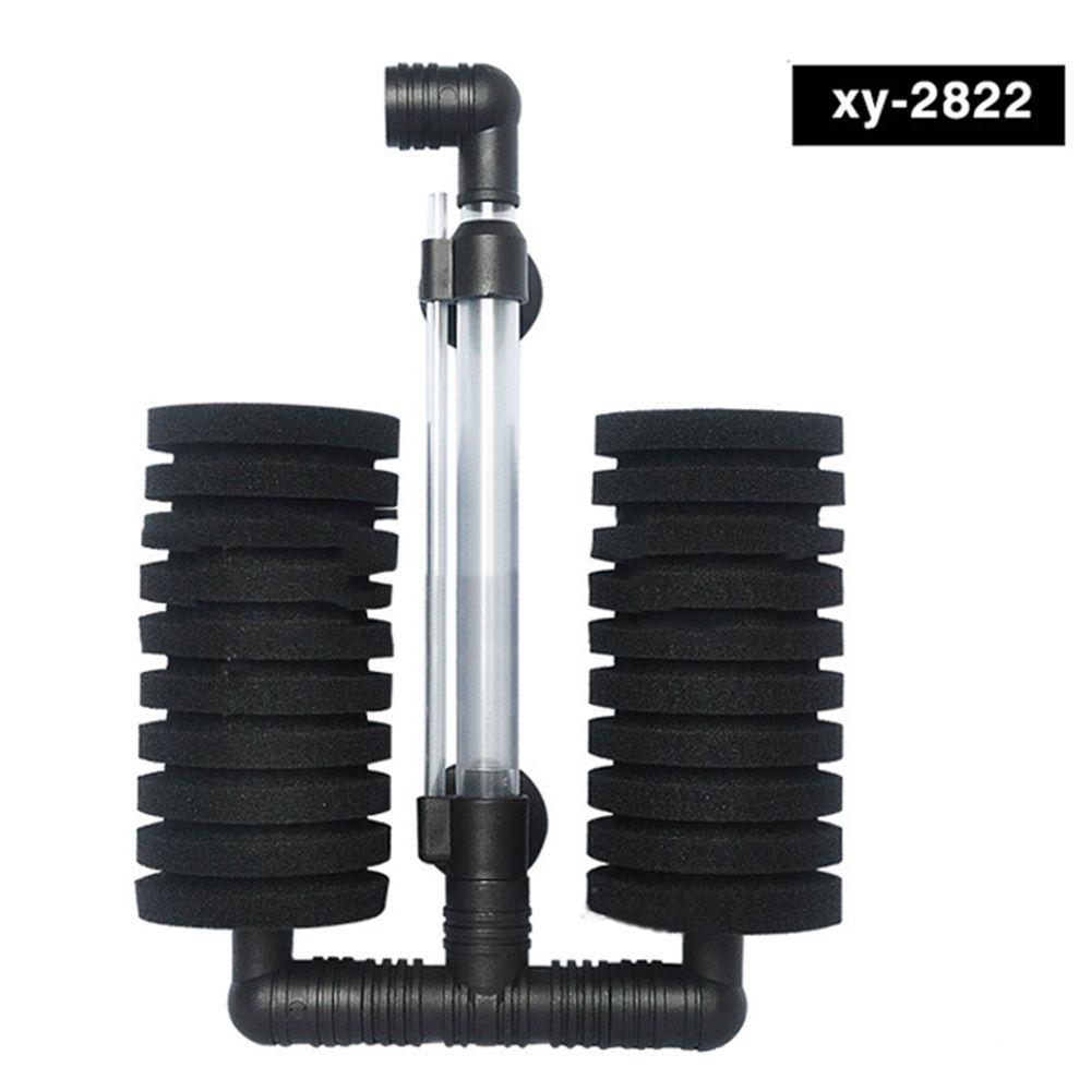 Вращающийся на 360° биохимический губчатый фильтр, хлопковые фильтры, одинарный/двойной насос для аквариумного кислорода