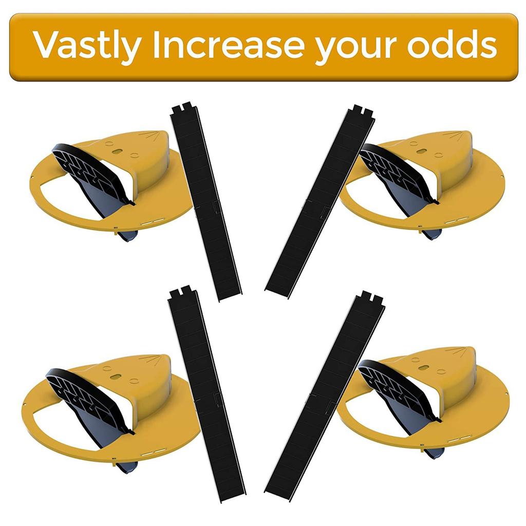 Многоразовая пластиковая умная ловушка для мыши, откидная N-раздвижная крышка ведра, ловушка для мыши, крысы, гуманная или смертельная