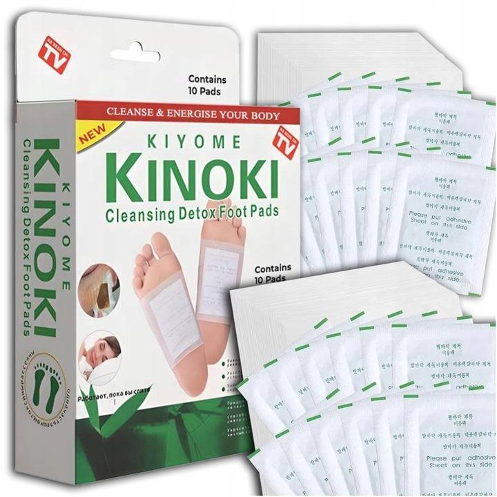 Kinoki Toxin Cleansing Patches 10 Pcs Detox Toxins for Kiyome Feet