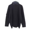 STONE ISLAND 18SS сделано в Италии Вязаный кардиган с длинным рукавом на молнии 3XL черный Biggs Мужской Б/у