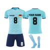Комплект персонализированных рубашек для мужчин и девочек с именем и номером, футбольные майки на заказ для мальчиков, тренировочный костюм