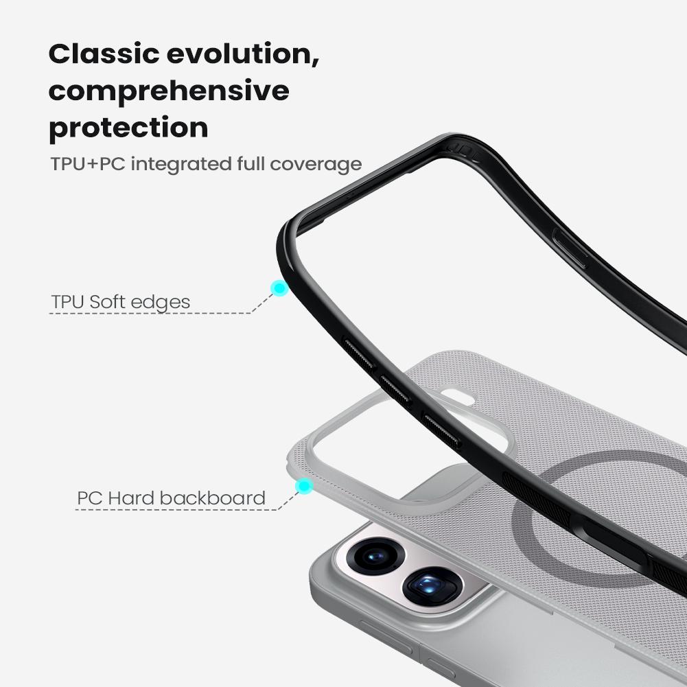 Чехол для телефона Nillkin For OPPO Find X9 Pro Find X9 Магнитный Super Frosted Shield Pro Защита от отпечатков пальцев Ударопрочная задняя крышка